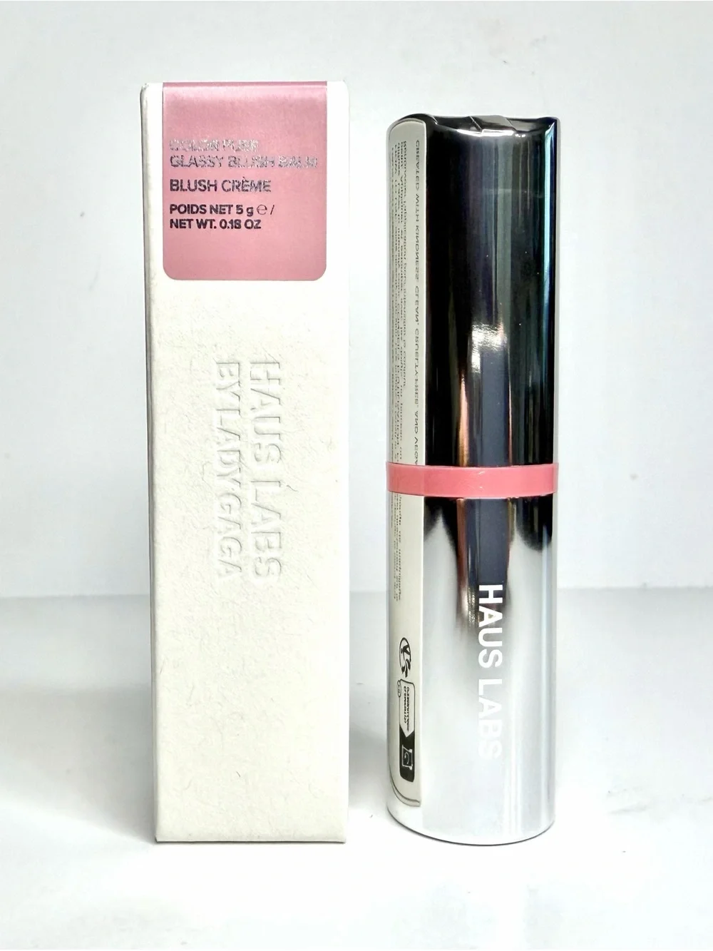 Haus Labs Color Fuse Glassy Blush Balm Stick GLASSY HIBISCUS